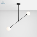 ARTERA - nowoczesna, skandynawska lampa sufitowa OHIO 2 BLACK