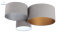 BPS Koncept - nowoczesna lampa sufitowa/plafon trio ROBIN, szara/3 kolory