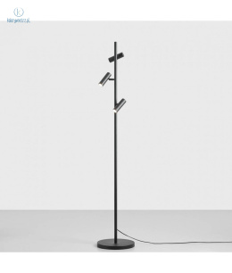 ARTERA - nowoczesna lampa podłogowa TREVO ALL BLACK