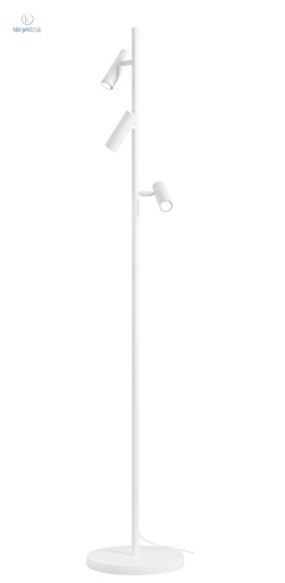 ARTERA - nowoczesna lampa podłogowa TREVO ALL WHITE