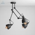 ARTERA - nowoczesna lampa sufitowa AIDA 3 BLACK