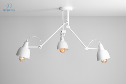 ARTERA - nowoczesna lampa sufitowa AIDA 3 WHITE