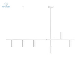 ARTERA - nowoczesna lampa wisząca TREVO 6 ALL WHITE