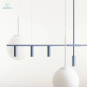 ARTERA - nowoczesna lampa wisząca TREVO 6 DUSTY BLUE