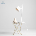 ARTERA - nowoczesna lampka stołowa/nocna BERYL WHITE