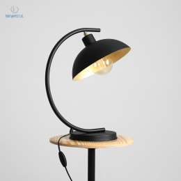 ARTERA - nowoczesna lampka stołowa/nocna ESPACE TABLE BLACK