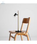 ARTERA - nowoczesna lampka stołowa/nocna TREVO BRASS BLACK