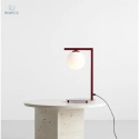 ARTERA - nowoczesna lampka stołowa/nocna ZAC RED WINE