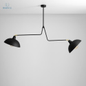 ARTERA - nowoczesna, loftowa lampa sufitowa ESPACE 2 BLACK