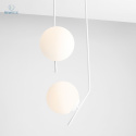 ARTERA - nowoczesna, skandynawska lampa sufitowa GALLIA WHITE LONG