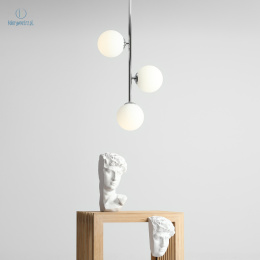 ARTERA - nowoczesna, skandynawska lampa sufitowa LIBRA 3 CHROME