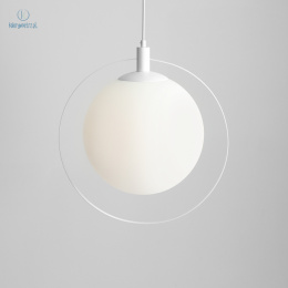 ARTERA - nowoczesna, skandynawska lampa wisząca AURA WHITE