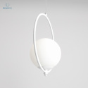ARTERA - nowoczesna, skandynawska lampa wisząca SOL WHITE