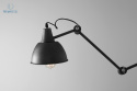 ARTERA - nowoczesny kinkiet/lampa ściennia AIDA 2 BLACK LONG