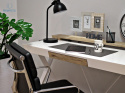 UNIQUE - nowoczesne biurko AMY, 120x60 cm białe