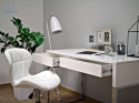 UNIQUE - nowoczesne biurko BORA,120x60 cm białe