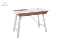 UNIQUE - nowoczesne biurko CLEO, 110x55 cm białe