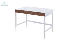 UNIQUE - nowoczesne biurko DORIS, 110x55 cm białe