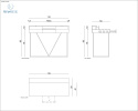 UNIQUE - nowoczesne biurko GRACE, 110x50 cm białe