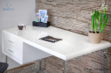 UNIQUE - nowoczesne biurko SOLANO, 120x60 cm białe