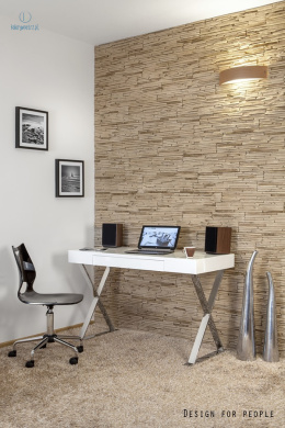 UNIQUE - nowoczesne biurko ZEFIR, 120x55 cm białe