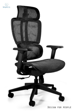 UNIQUE - nowoczesny fotel biurowy obrotowy DEAL III, czarny