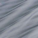 Darymex - Pościel satynowa CIZGILI ANTHRACITE 140x200 cm+1x(70x80 cm)