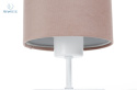 BPS Koncept - lampa stołowa/nocna z abażurem JASMIN BEBE S, pudrowy róż