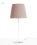 BPS Koncept - lampa stołowa/nocna z abażurem JASMIN BEBE, pudrowy róż