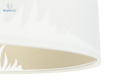 BPS Koncept - lampa wisząca z abażurem BOHO AURIS, biała(192)