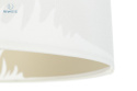BPS Koncept - lampa wisząca z abażurem BOHO AURIS, biała(192)