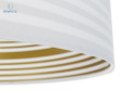 BPS Koncept - lampa wisząca z abażurem BOHO AURIS, biała(202)