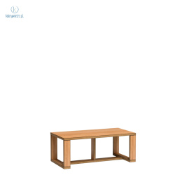 JARSTOL - duża, nowoczesna ława/stół kawowy FONTI, 120x60x45 cm kolor dąb karmel