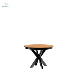 JARSTOL - nowoczesny, okrągły stół rozkładany do salonu/jadalni, śr. 110 cm