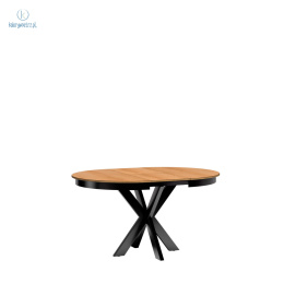 JARSTOL - nowoczesny, okrągły stół rozkładany do salonu/jadalni, śr. 110 cm