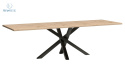 JARSTOL - nowoczesny/loftowy, duży stół rozkładany do salonu/jadalni, 160-260 cm