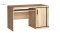 JARSTOL - nowoczesne biurko z wysuwaną półką na klawiaturę DALLAS, 126x77 cm - kolor dąb sonoma