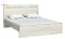 JARSTOL - duże, nowoczesne łóżko ze stelażem INDIANAPOLIS I-19, 160x200 cm - kolor kraft biały
