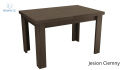 JARSTOL - nowoczesny zestaw mebli z małym stołem do salonu/jadalni INDIANAPOLIS, ciemny jesion