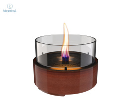 TENDERFLAME - ekologiczna świeca premium CAFE 18 - reactive porcelain amber