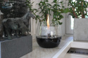 TENDERFLAME - ekologiczna świeca premium TULIP 18 - reactive porcelain black