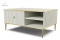 BIM FURNITURE - stolik kawowy glamour z szufladą i półką PETRA, 90x60x43 cm kolor kaszmir/beż