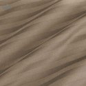 Darymex - Pościel satynowa CIZGILI LIGHT BROWN 180x200 cm+2x(70x80 cm)