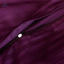 Darymex - Pościel satynowa CIZGILI VIOLET 180x200 cm+2x(70x80 cm)