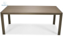 FERTONE - aluminiowy stół ogrodowy/tarasowy dla 8 osób MODENA L , 180x90 cm kolor brązowy