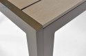 FERTONE - aluminiowy stół ogrodowy/tarasowy dla 8 osób MODENA L , 180x90 cm kolor brązowy