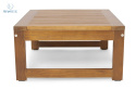 FERTONE - ogrodowy/tarasowy stolik kawowy z litego drewna MALTA , 66x58 cm kolor jasny brąz