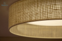 DUOLLA - lampa sufitowa/plafon LED BOHO, 45x10 cm, juta jasna