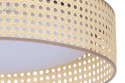 DUOLLA - lampa sufitowa/plafon LED BOHO, 45x10 cm, rattan