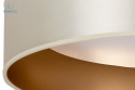 DUOLLA - lampa sufitowa/plafon LED GLAMOUR, 45x10 cm, ecru/złoty